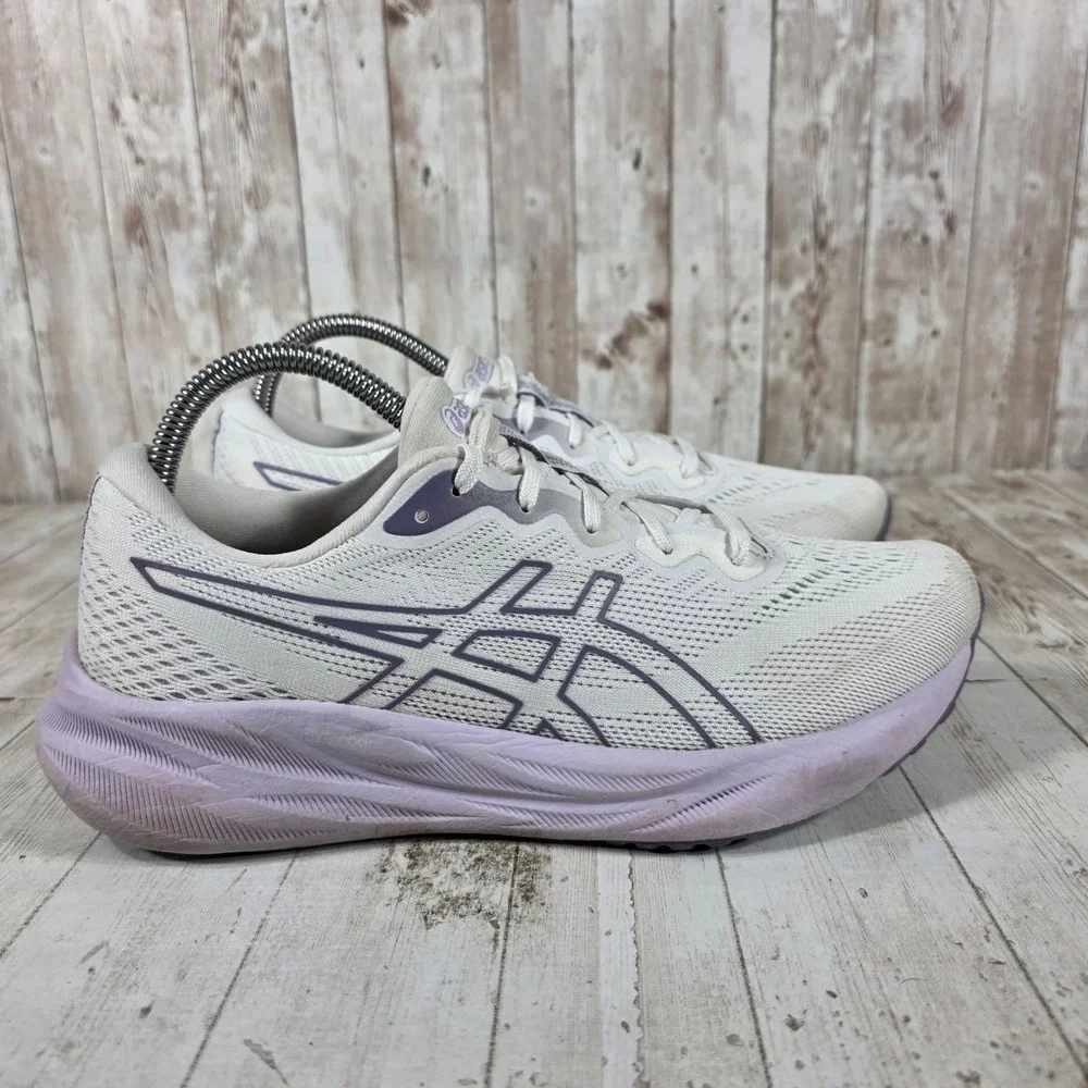 Asics Gel-Pulse 15 Womens Running Shoes White Lilac 1012B593 Size 8.5